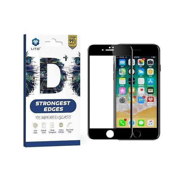 LITO iPhone 6 D+ Full Coverage Tempered Glass - Black