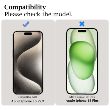 Lito - D+pro - Screen Protector for iPhone 15 Pro - 6.1