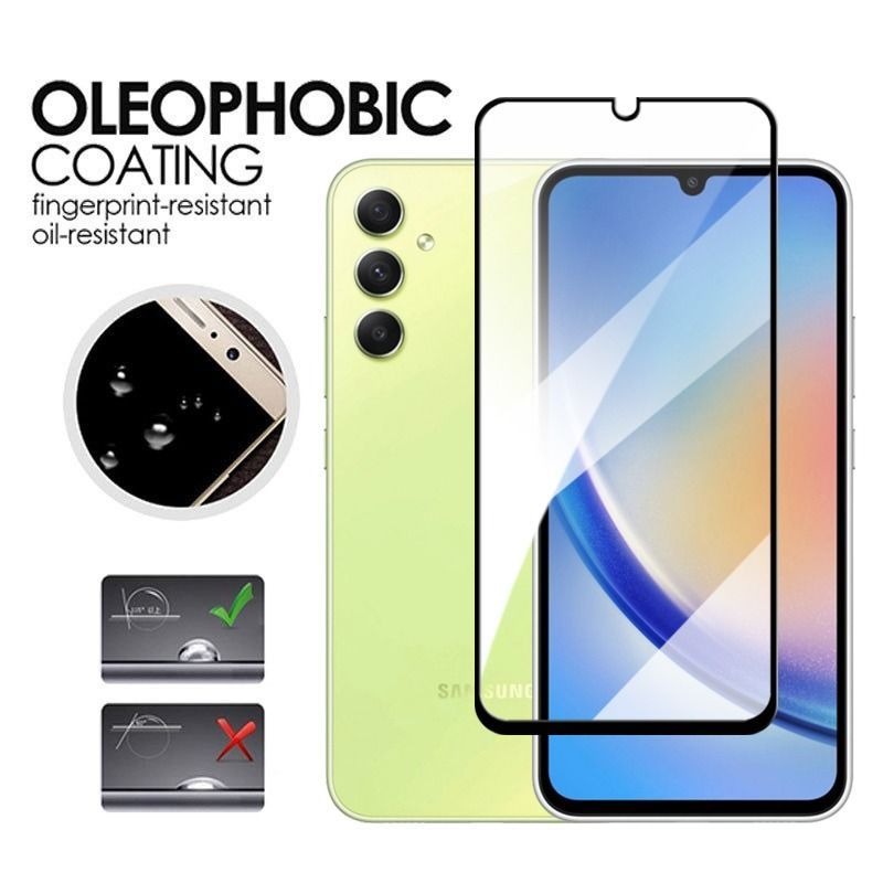 Screen Protector For Samsung Galaxy A25 - 8D Tempered Glass Protector