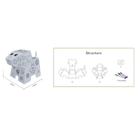 3D DIY Doodle Dog - Colouring Your Own Dog