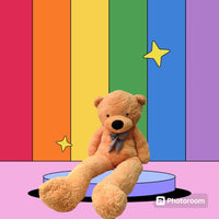 light brown teddy bear 1.8m