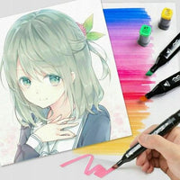 80 Pieces Of Double Head Alcohol Oil Color Art Marker Set
