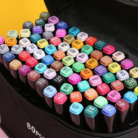80 Pieces Of Double Head Alcohol Oil Color Art Marker Set
