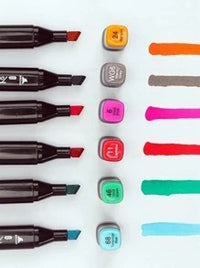 Dual Point Markers for Artists- set of 36