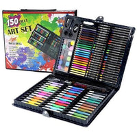 150 Piece Kids Art Set Crayon Oil Pastel Painting Drawing Case Kit