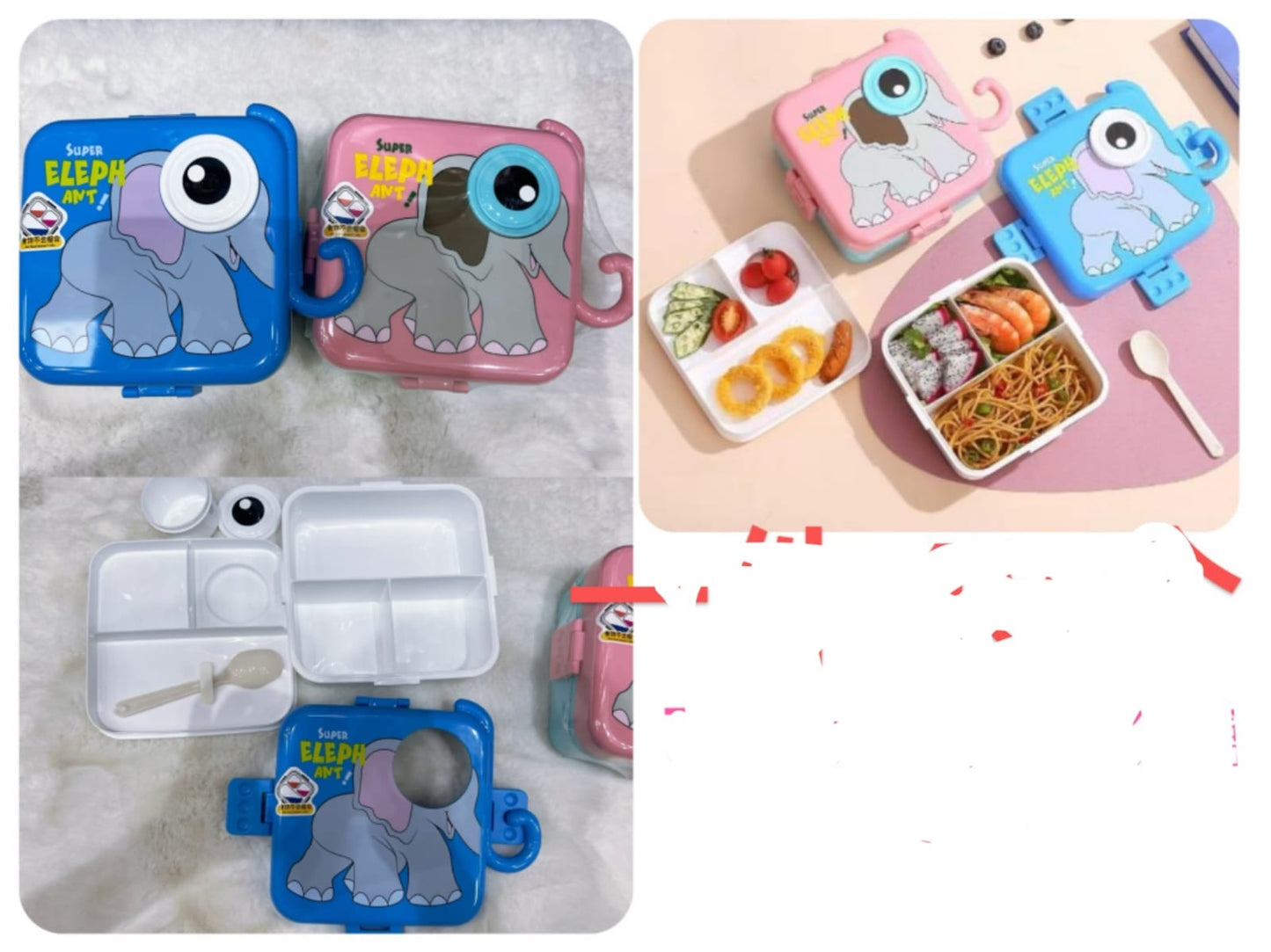 elephant kids lunch box