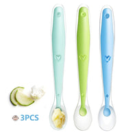 silicone baby spoon