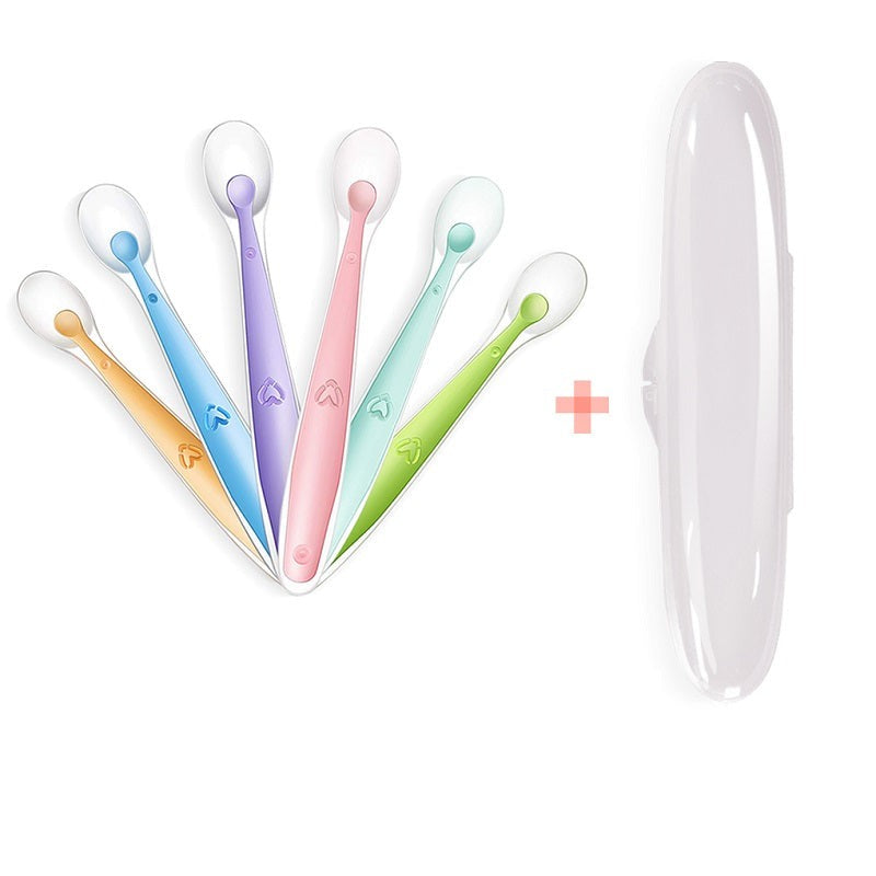 silicone baby spoon