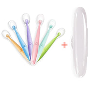 silicone baby spoon