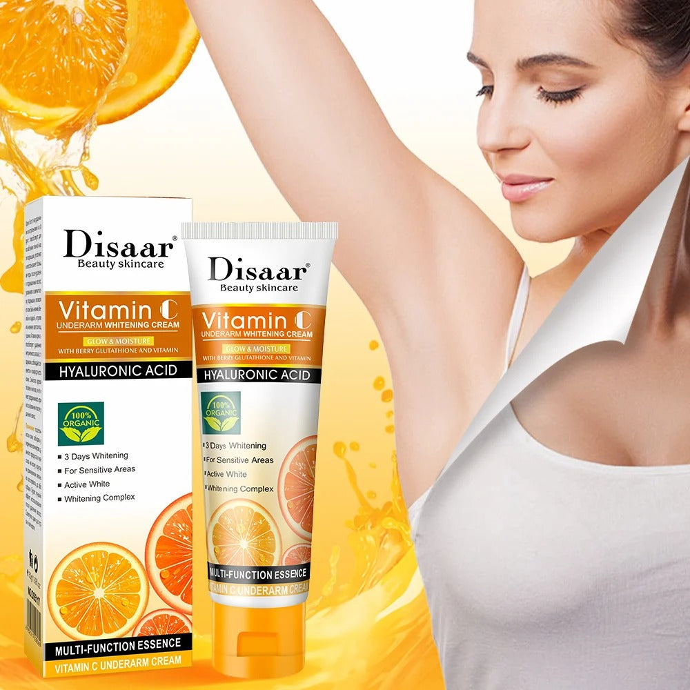 Disaar Vitamin C Underarm Whitening Cream Sensitive Areas Whiten Brighten Lotion