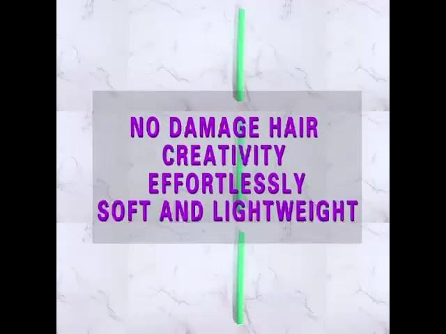 Foam Bendy Hair Curlers Combo - 30 Pieces