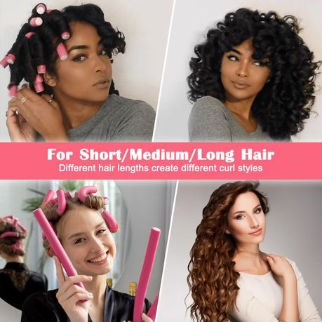 Foam Bendy Hair Curlers Combo - 30 Pieces