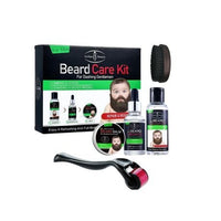 Aichun Beauty Beard Care Products, Derma Roller & Small Beard Brush
