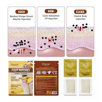 Deep Cleansing Foot Patch With Ginger & Lavender Extract 10 Pieces