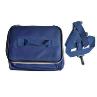 12 Can Insulated Picnic Cooler Bag & Lunch Bag - Blue