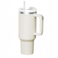 1.2L Tumbler with Handle Straw Lid, Stainless Steel Travel Mug