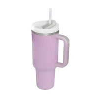 1.2L Tumbler with Handle Straw Lid, Stainless Steel Travel Mug