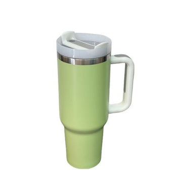 1.2L Tumbler with Handle Straw Lid, Stainless Steel Travel Mug