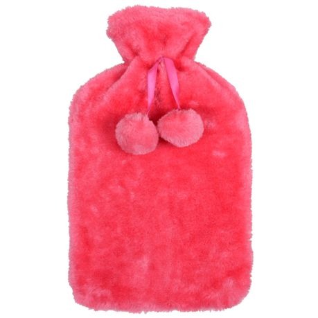 3 Pack Plush Cover Hot Water Bottle