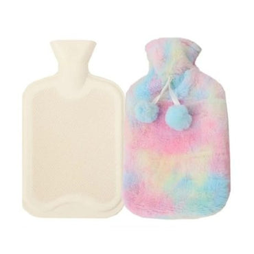 3 Pack Plush Cover Hot Water Bottle