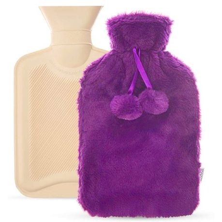 3 Pack Plush Cover Hot Water Bottle