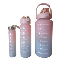 3 in 1 Motivational Nesting Water Bottles