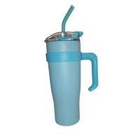 Vacuum Metal stainless Steel Travel Mug 1.2 Litre Insulated Handle Tumbler