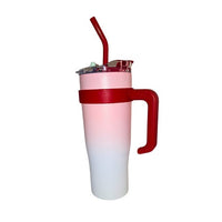 Vacuum Metal stainless Steel Travel Mug 1.2 Litre Insulated Handle Tumbler