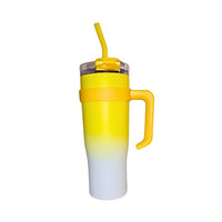 Vacuum Metal stainless Steel Travel Mug 1.2 Litre Insulated Handle Tumbler
