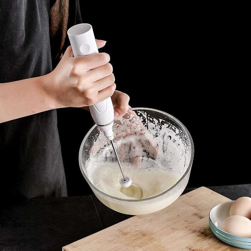 Daily Handheld Milk Frother 3 Speeds Rechargeable - White