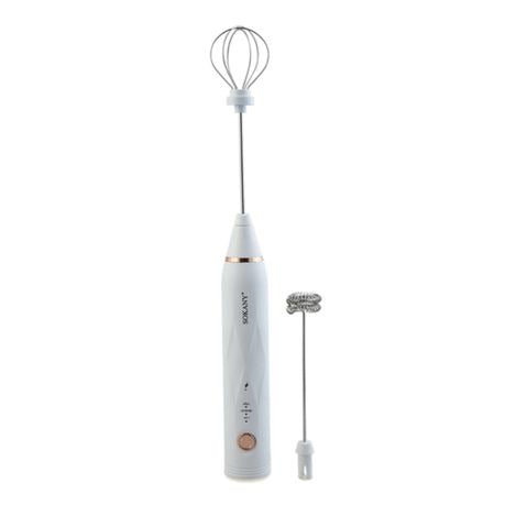 Daily Handheld Milk Frother 3 Speeds Rechargeable - White