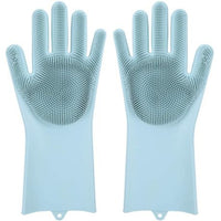 Magic Silicone Dish Scrubber Glove Dishwashing Gloves