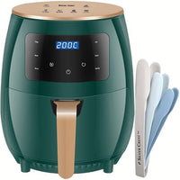 Silver Crest XL Digital Air Fryer Including a Nesting Tongs Set