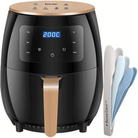 Silver Crest XL Digital Air Fryer Including a Nesting Tongs Set