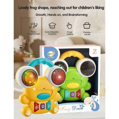 Baby Educational Frog Drum Toy For Kids