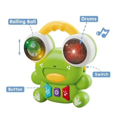 Baby Educational Frog Drum Toy For Kids