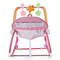 Totland Infant to Toddler Baby Musical Rocker - Pink