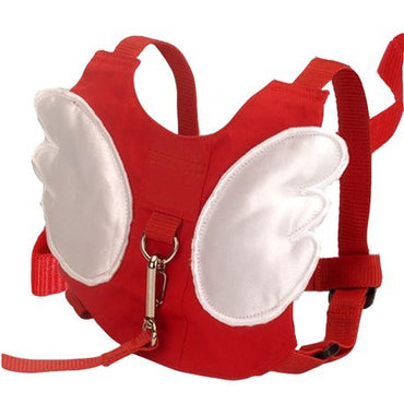 Angle Wings Unisex Kids Anti Lost Belt with Harness - Red