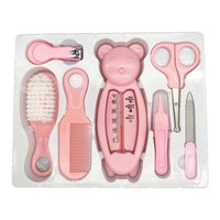 7 in 1 Essential Baby Healthcare & Grooming Kit - Pink