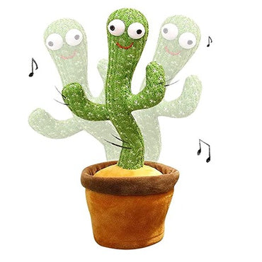 Electronic Dancing and Singing Cactus Plush Toy