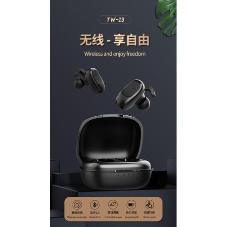 ABODOS - TW-13 - Pure Wireless Stereo Earbuds
