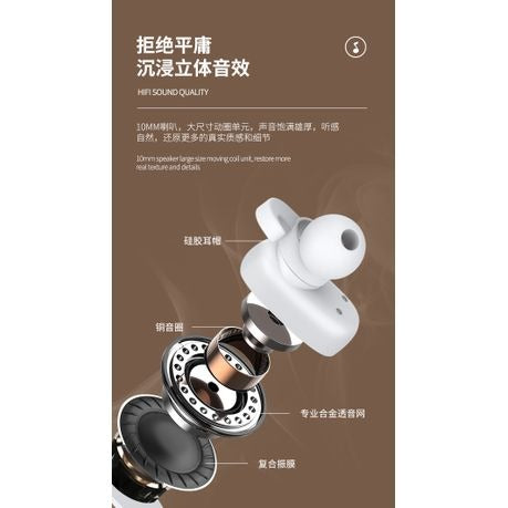 ABODOS - TW-13 - Pure Wireless Stereo Earbuds