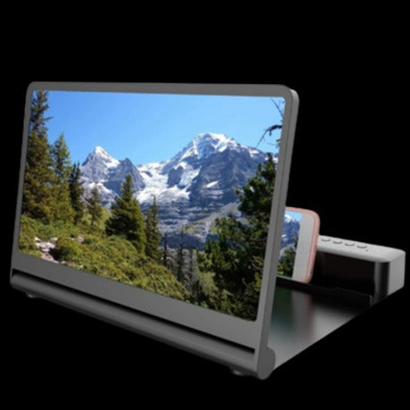 Unique F12 6D Phone Screen Magnifier With Bluetooth Speaker