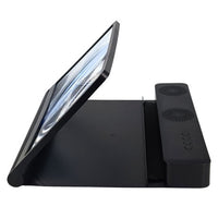 12'' Smartphone Screen Magnifier With Bluetooth Speaker Projector Black
