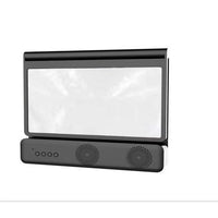 12'' Smartphone Screen Magnifier With Bluetooth Speaker Projector Black