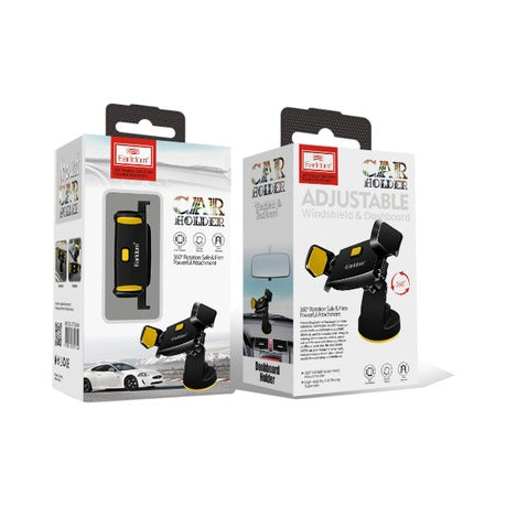 EARLDOM - ET-EH44 - Car Cellphone Holder - Black And Yellow