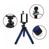 Universal Flexible Tripod w/Selfie Clip for Mobile Phone