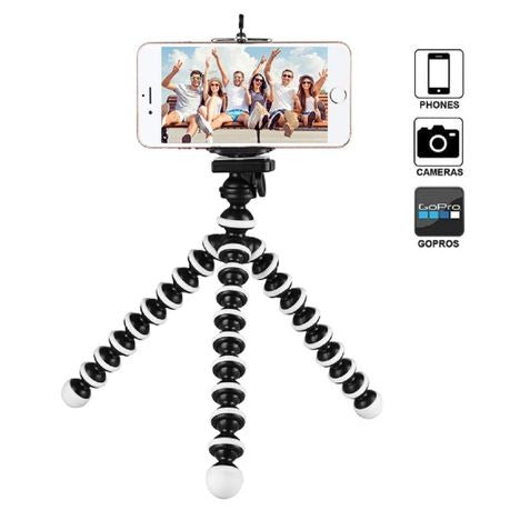 Portable & Lightweight Gorilla Tripod For Mobiles & DSLR With Phone Holder