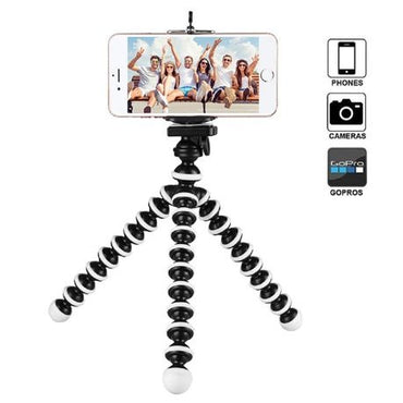 Portable & Lightweight Gorilla Tripod For Mobiles & DSLR With Phone Holder