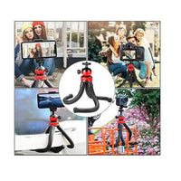 Octopus Tripod with Phone Holder for Phone and Camera-12 inch/ 30.5cm